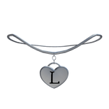 🤍 Initial "L" Heart Necklace 2.0 
