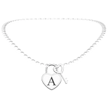 Initial Necklace A