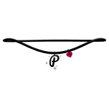 Initial Necklace: P (1.0)