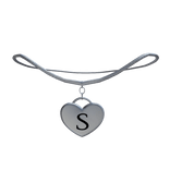 🤍 Initial "S" Heart Necklace 2.0 