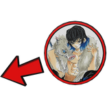 Inosuke Pointing Meme Circle Demon Slayer