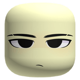 Intimidating Face - Pale Yellow