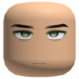 Intimidating Face W/ Green Eyes