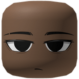 Intimidating Tired Face - Brown