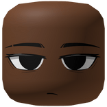 Intimidating Tired Face - Dark Brown