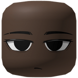 Intimidating Tired Face - Dark Brown