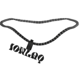 ionlaq's tennis chain w black diamonds