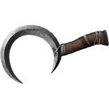 Iron Ancient Sickle Waist Right