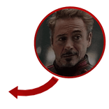 Iron Man Meme Arrow Pointer