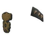 Italian M35 Bustina Bersaglieri Captain Patch