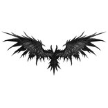 Ivory White Runic Skeleton Dragon Wings
