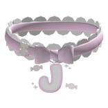 ♡ J initial choker necklace ♡