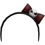 jack skellington headband in red (҂ ‸ ๑ )"