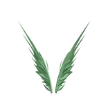Jade Green Pixie Wings