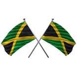 🇯🇲 Jamaica Shoulder Double Flag
