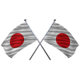 🇯🇵 Japan Shoulder Double Flag