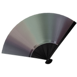 Japanese Dark Wood Disc Face Fan 