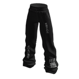 Japanese Inspired Icon Sweatpants - Black