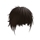 ♰ japanese messy vkei brown hair