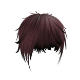 ♰ japanese messy vkei scene red hair