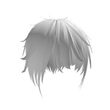 ♰ japanese messy vkei white hair
