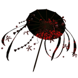 japanese red spider lily windy umbrella