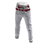 Jeans W/ belt - green