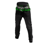 Jeans W/ belt - green