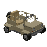 Jeep Cartoony 4x4 Car Sand Desert Wagon