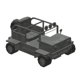 Jeep Cartoony 4x4 Car Snow Camo Wagon
