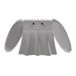 ♡ jellycat bunny dress white