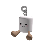 ♡ jellycat marshmallow keychain white
