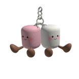 jellycat marshmallow plushie keychain