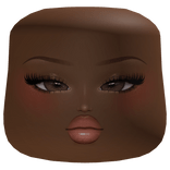 Jennifer Y2K Beauty Makeup Cheeks Head Brown Skin