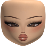 Jennifer Y2K Beauty Makeup Doll Head Light Skin