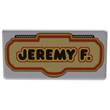 " Jeremy F. " - Faz. Ent. Nametag!