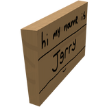 Jerry’s name badge