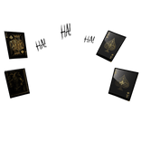 Jester Joker:Clown Magic Cards GOLD 2.0