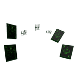 Jester Joker:Clown Magic Cards GREEN 2.0