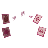 Jester Joker:Clown Magic Cards pink 2.0