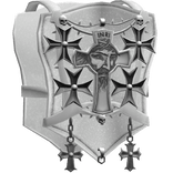 Jesus Gothic White Armor  Vest