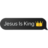 Jesus Is King - Black