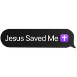 Jesus Saved Me - Black