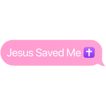  Jesus Saved Me - Pink