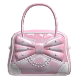 jewelry ribbon lolita boston bag in pink