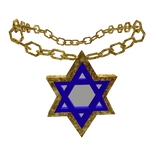 Jewish chain Israel necklace