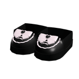 jirai kei doll bow sneakers black pink