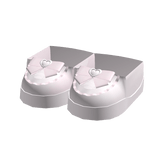 jirai kei doll bow sneakers pink