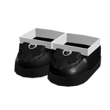 jirai kei doll bow sneakers with socks black 