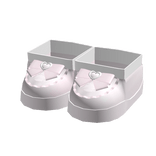 jirai kei doll bow sneakers with socks pink